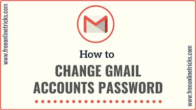 change gmail accounts password