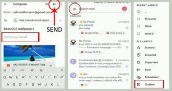 how to send email from mobile in hindi how to send email from mobile in hindi