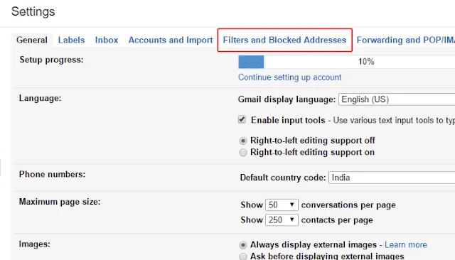 how to block or stop unwanted emails on gmail