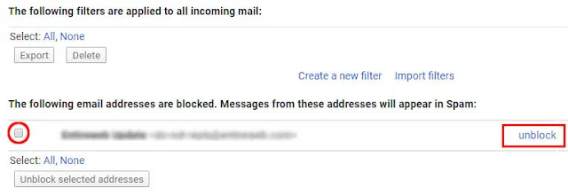 how to block or stop unwanted emails on gmail