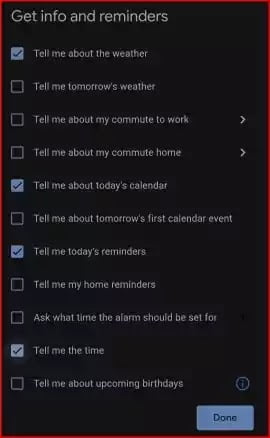 get info and reminders in google assistant get info and reminders in google assistant
