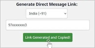 whatsapp link generator